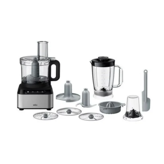 Braun Food Processor 800 Watts 2.1 Bowl - Black